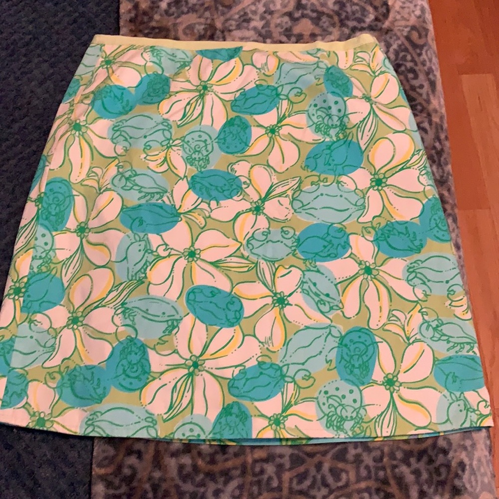 reversible Lilly pulitzer girls size 14 skirt
